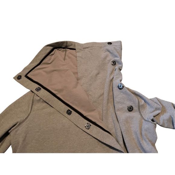 Lululemon Savasana Wrap Heather Light Brown Size 6 - Picture 8 of 13